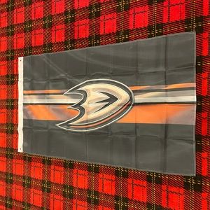Brand new Anaheim Ducks banner flag